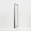 Cadre en bois Effect Profil 2070 Verre antireflet 30,5x91,5 cm argenté