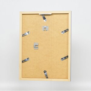 Cadre en bois Top Cube 35x100 cm argent verre normal