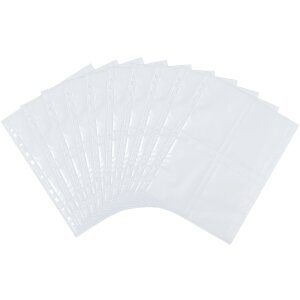 herma Pochettes transparentes Fotophan 9x13cm hauteur blanc 10 pochettes