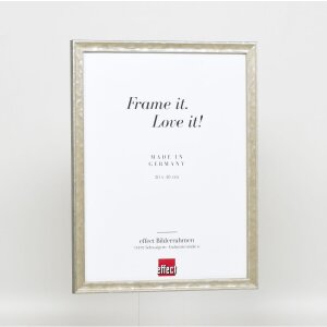 Cadre en bois Effect Profil 2070 Verre antireflet 35x50 cm argenté