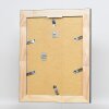 Cadre Effect en bois massif profil 28 argenté 35x50 cm verre clair