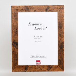 Cadre en bois Effect 2400 brun 35x50 cm verre musée