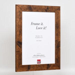 Cadre en bois Effect 2400 brun 35x50 cm verre musée