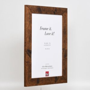 Cadre en bois Effect 2400 brun 35x50 cm verre musée