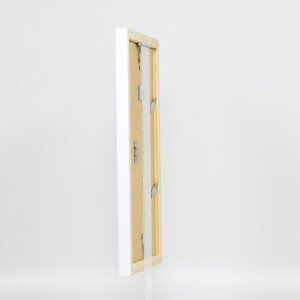Cadre en bois Effect Top N blanc 40x60 cm verre antireflet