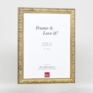 Effect cadre en bois profil 94 or 40x60 cm verre normal
