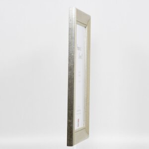 Effect cadre en bois profil 95 argent 40x60 cm verre normal