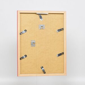 Cadre en bois Top Cube 42x59,4 cm rouge Verre antireflet