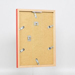 Cadre en bois Top Cube 42x59,4 cm rouge Verre antireflet
