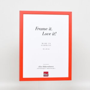 Cadre en bois Top Cube 42x59,4 cm rouge Verre antireflet