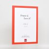 Cadre en bois Top Cube 42x59,4 cm rouge Verre antireflet