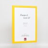 Cadre en bois Top Cube 42x59,4 cm jaune Verre antireflet