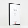 Cadre en bois Effect Profil 35 noir 42x59,4 cm verre antireflet