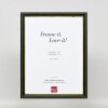 Cadre en bois Effect Profil 21 vert 42x59,4 cm verre antireflet