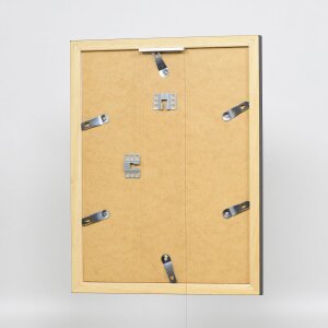 Cadre en bois Effect Top N noir 42x59,4 cm verre antireflet