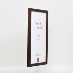 Effect cadre en bois profil 33 wengé 45x60 cm verre normal