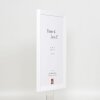 Cadre en bois Effect Top N blanc 45x60 cm verre antireflet