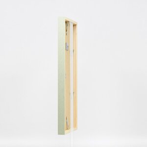 Cadre en bois Effect Profil 35 vert 45x60 cm verre musée