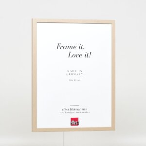Cadre en bois Effect Profil 35 brun clair 45x60 cm verre musée