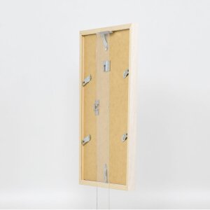 Cadre en bois Effect Profil 33 blanc 45x60 cm verre musée