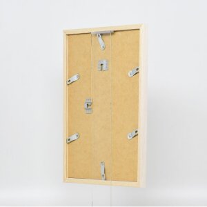 Cadre en bois Effect Profil 33 blanc 45x60 cm verre musée