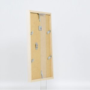 Cadre en bois Effect Profil 33 blanc 45x60 cm verre musée