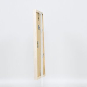 Cadre en bois Effect Profil 33 blanc 45x60 cm verre musée