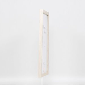 Cadre en bois Effect Profil 33 blanc 45x60 cm verre musée