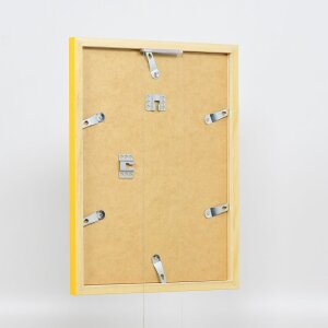 Cadre en bois Top Cube 45x80 cm jaune Verre antireflet