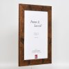 Effect cadre en bois 2400 brun 45x80 cm verre normal