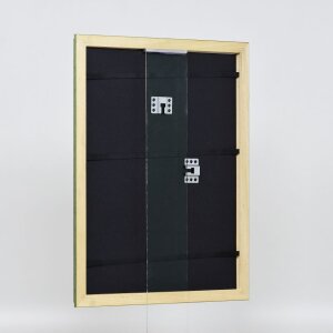 Cadre en bois Effect Profil 21 vert 50x50 cm verre antireflet
