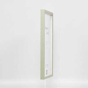 Cadre en bois Effect Profil 35 vert 50x50 cm verre normal + entretoise