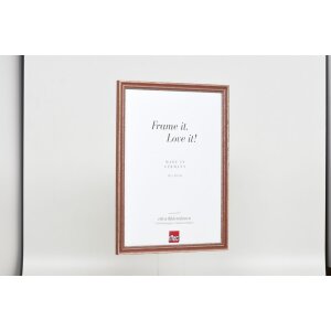 Cadre en bois Effect Profil 38 brun 50x65 cm verre normal