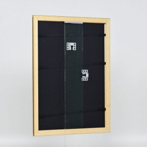 Cadre en bois Effect Profil 21 brun noisette 50x65 cm verre normal