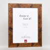 Effect cadre en bois 2400 brun 50x65 cm verre normal
