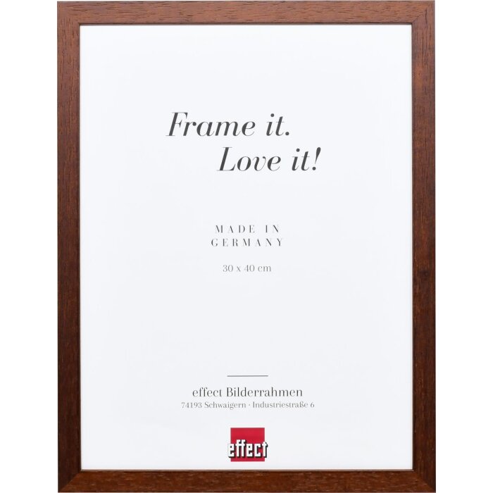Cadre en bois Effect Profil 2210 brun foncé 50x70 cm verre normal