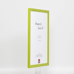Cadre en bois Effect Profil 89 vert 50x75 cm verre normal