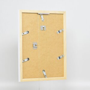 Cadre en bois Effect Top N blanc 50x75 cm verre normal