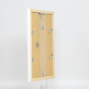 Cadre en bois Effect Top N blanc 50x75 cm verre normal