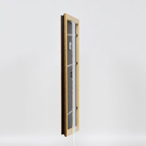 Cadre en bois Effect Profil 21 brun noisette 50x75 cm verre antireflet