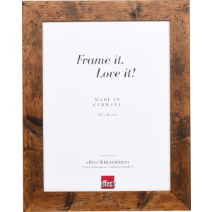 Cadre en bois Effect 2400 brun 50x75 cm verre antireflet