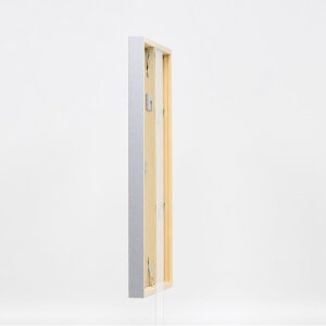Cadre en bois Effect Profil 35 gris clair 59,4x84,1 cm verre normal