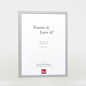 Cadre en bois Effect Profil 35 gris clair 59,4x84,1 cm verre normal