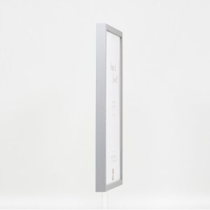 Cadre en bois Effect Profil 35 gris clair 59,4x84,1 cm verre normal