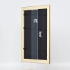 Effect cadre en bois profil 94 or 60x60 cm verre normal