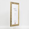 Effect cadre en bois profil 94 or 60x60 cm verre normal