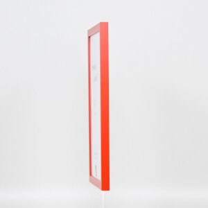 Cadre en bois Top Cube 60x80 cm rouge verre musée