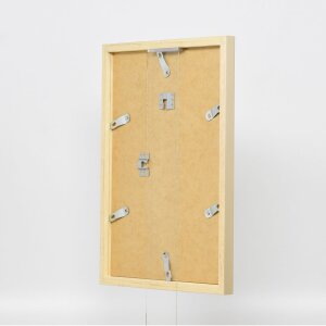 Cadre en bois Top Cube 60x80 cm or verre musée