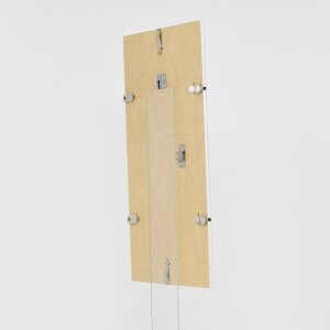 Porte-photos sans cadre 62x93 cm verre normal