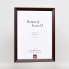 Cadre bois Effect Top N palissandre 7x10 cm verre antireflet